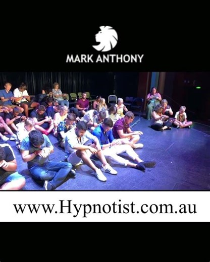 Play that piano - Hypnotist Mark Anthony