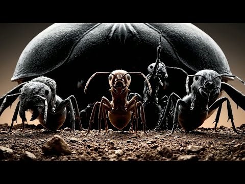 When a Giant Beetle Sealed the Anthill — And Three Ant Heroes Refused to Die