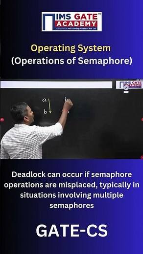 What is Semaphore in OS with example? #shorts #gateexam