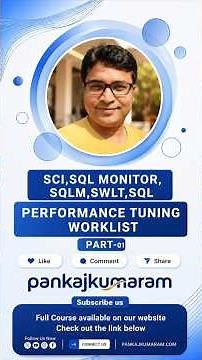 01 SCI,SQL Monitor,SQLM,SWLT,SQL Performance Tuning Worklist