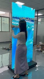 ultra thin led screen #diy #wall #ledscreen #led #screen #display #media #leddisplay #panel #ledpanel #bigscreen #ledmonitor #resolution #color #rgb #tech #pixels #video #HD #videowall #tech #electronics #disco #tv #wall #dooh #magic #poster #stage #electronic | Apollomi LED Screen Display Factory | Facebook