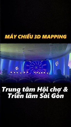 Cho thuê máy chiếu 3D mapping sự kiện, trung tâm triển lãm giá rẻ