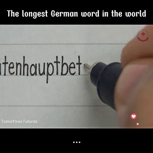 26K views · 78 reactions | The longest German word in the world | Tomorrows futures | Facebook