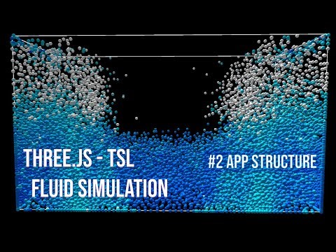 Three.js - TSL Fluid Simulation #2 App Structure 【日本語】