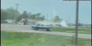 Viewer-submitted video shows a deadly crash near Yankton, SD on Wednesday, May 10