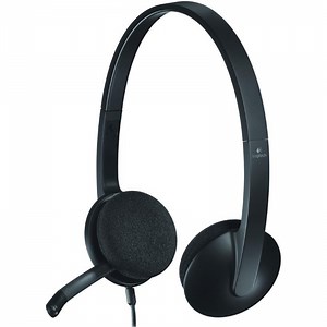 Buy the Logitech H340 USB Headset - Black Lightweight - Plug-and-Play -... ( 981-000477 ) online