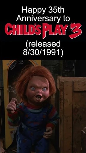 Child's Play 3 - 35th Anniversary #Chucky #ChildsPlay #Movies #MovieScenes #90s