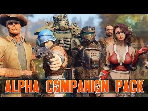 FALLOUT 4 - ALPHA COMPANION PACK MOD - The 6 Interesting New Voiced Companions Mods
