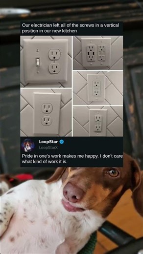 All exposed screw heads face the same upright direction in the kitchen