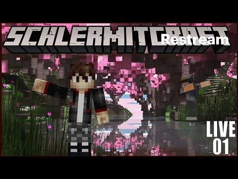 Schlermitcraft: Live 4 - First Time Making an Iron Farm in Minecraft!