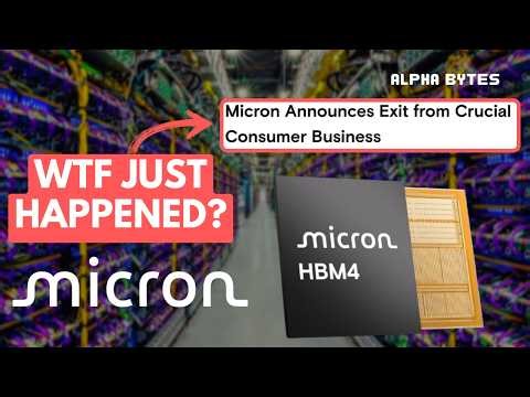 the RAM crisis: why did Micron just abandon the memory business for AI…