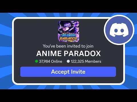 How to Join Anime Paradox Discord Server