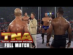 The FIRST STEEL CAGE MATCH in TNA History: Triple X vs. AMW | NWA-TNA PPV #51