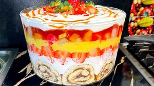 8.4K views · 361 reactions | How To Make TRADITIONAL ENGLISH TRIFLE | Gina Amon Channel | Facebook