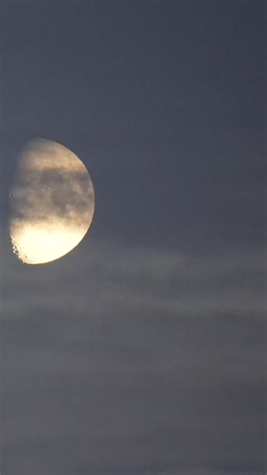 Sped-Up Moon Across the Night Sky 🌙