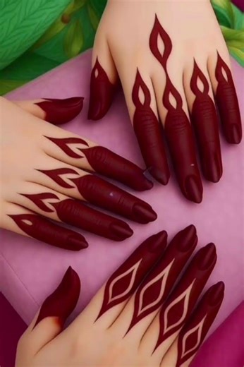 Modern Minimal Finger Mehndi ✨ | Easy Wedding & Party Design