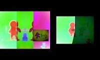 Mix of 2 videos from youtube : REALLY LOUD 4 SCARIEST NOGGIN AND NICK JR LOGO COLLECTION EVERS