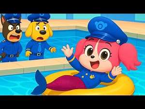 Police Labrador Turns Into a Mermaid?!🧜‍♂️ | Funny Police Labrador Animation