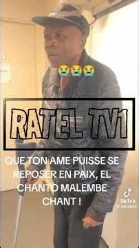 QUE TON AME PUISSE SE REPOSER EN PAIX, EL CHANTO MALEMBE CHANT !😭😭🇨🇩🇨🇩