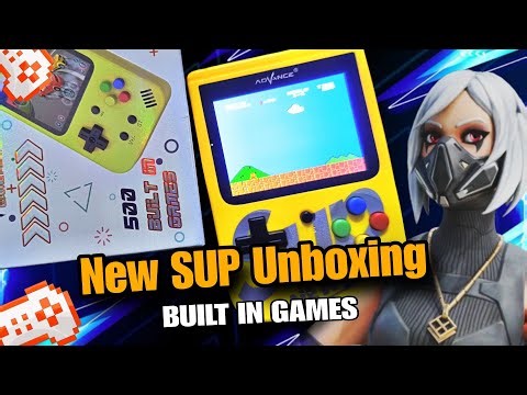 New SUP Unboxing | 500 Built in games 🎮 Retro Games Console