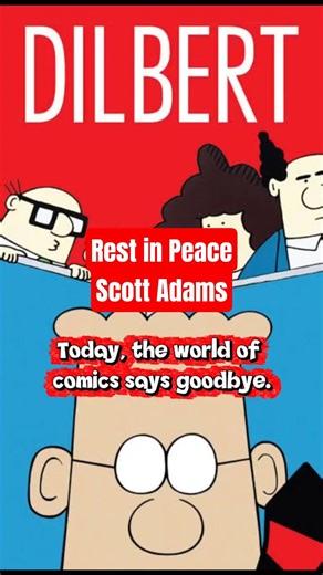 The Comic That Understood Office Life (Dilbert) Farewell, Scott Adams #shorts #dilbert #scottadams