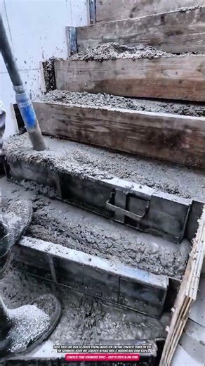Concrete Stair Formwork Tools – Cast 15 Steps in One Pour