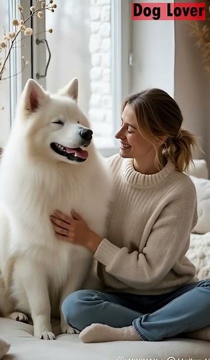 My Enormous White Samoyed 🐾❤️ | The Sweetest Dog & Our Beautiful Bond #dogmandog