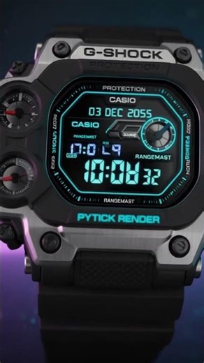 CASIO G-SHOCK NEON CORE X-2055 — Futuristic Cyber Edition