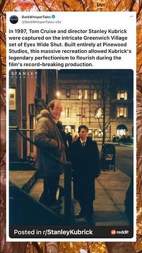 Tom Cruise and Stanley Kubrick: Eyes Wide Shut 1997