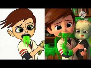 The Boss Baby Drawing Memes - Baby Vomit Foundation Scene Movieclips