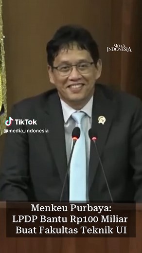 Purbaya Sebut Presiden Prabowo Minta UI Tembus Kampus 100 Besar Dunia Menteri Keuangan Purbaya Yudhi Sadewa mengaku akan memberi bantuan sebesar Rp100 miliar untuk Fakultas Teknik Universitas Indonesia (UI). Purbaya mengatakan Presiden Prabowo Subianto pernah meminta agar UI bisa masuk dalam 100 besar kampus top di dunia. Atas dasar itu, ia memastikan Lembaga Pengelola Dana Pendidikan (LPDP) akan membantu UI. Purbaya mengaku hubungannya dengan UI cukup dalam, terutama saat menjabat Ketua Lembaga