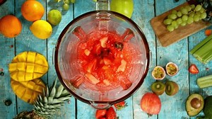 Super Slow Motion Mixing Pieces Fruit Stock Footage Video (100% Royalty-free) 3483376811 | Shutterstock