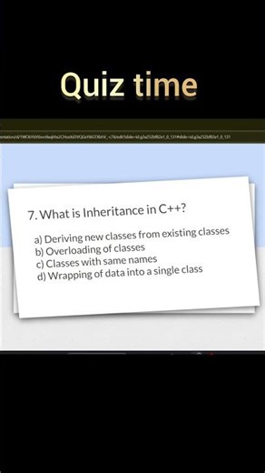 What is Inheritance in C++? #computerscience #exam #bpscteacher #cppprogramming #cpp #inheritance