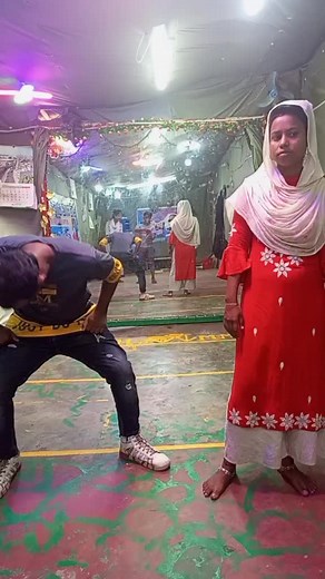 Dance Performance in Colorful Celebration Setting