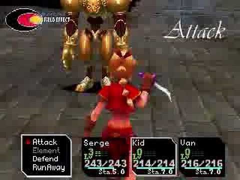 Let's Play Chrono Cross #01: Tutorial--Battle System