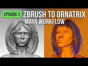 ZBrush to Maya with Ornatrix Ep. 2: Your FASTER Hair Workflow 🔥