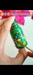 40K views · 435 reactions | ️ Simple Bottle Painting ️Upcycled Craft Idea  #diy #bottlepainting #bottleart #bottlecraft #recycle #recycledart #homedecor #vakartcraft #trendingvideo #trendingpost #trend #trendingnow #fbviral #fbviralpost2025シ #fbviralvideo #fbviralpost #viralpost2025シ #viralpage #fbreelsfypシ゚ | Vak - Art & Craft | Facebook