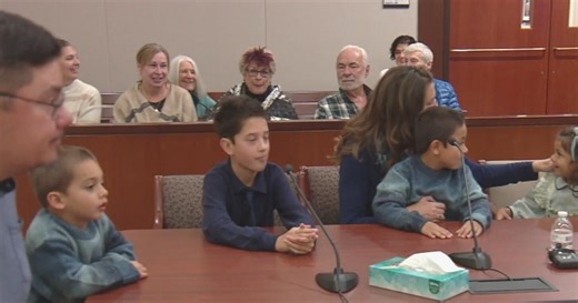 Adams County celebrates the adoption of 7 children into five families for National Adoption Day