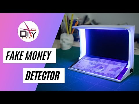 How to make Fake Money Detector | DIY Fake Money Detector 🇱🇰 #DIYZONE