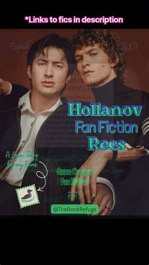 9 Hollanov Fan Fictions #romancerecommendations #booktubetbr #booktok