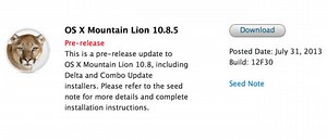 Apple seeds seventh OS X Mountain Lion beta to developers | AppleInsider