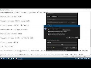 How to flash any .iso file on any USB Drive!