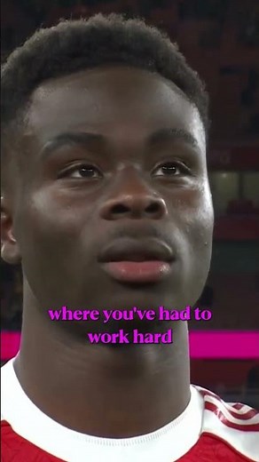 Bukayo Saka shares why today went the Gunners’ way, as they left it late to beat Wolves 💪