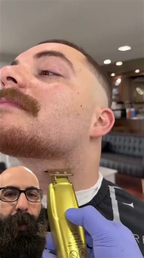 A legendary beard and mustache transformation!