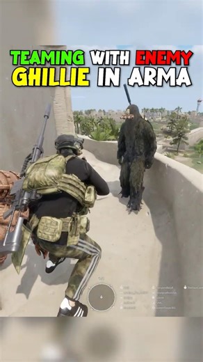 Teaming WITH an Enemy GHILLIE Sniper... 😱🔥 #armareforger #gaming