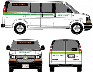 Hennessey Bus & Coach Lines, Inc. Chevy Express