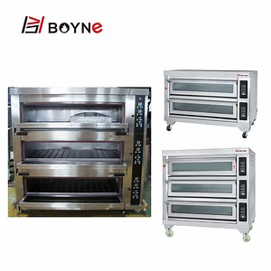 [Hot Item] Three Deck Nine Trays Stainless Steel Microcomputer Baking Oven