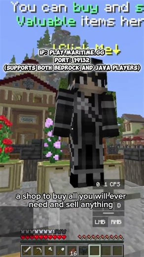 Playing On The Best Bedrock/Java Survival Server