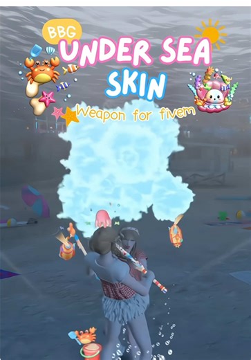 มาแล้วคั้บบบ Skin ทะเล๊ทะเล 🏖️⭐️ พร้อมให้รับไปเป็นเจ้าของค่า 🩷 #bubblegumshop #fivemthailand #gta #วัยรุ่นfivem #fivemroleplay