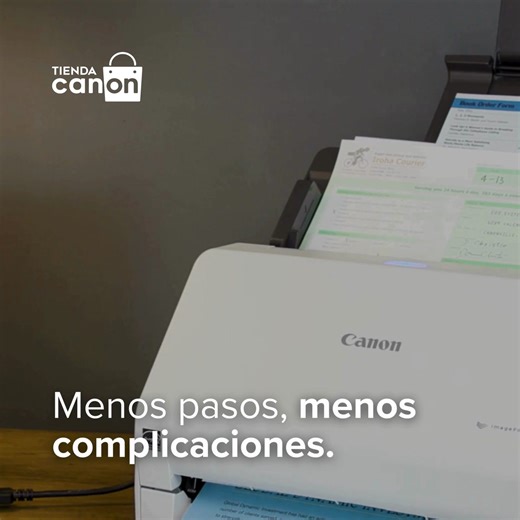 17 reactions | Con los escáneres Canon, digitalizar tu información.  Todos nuestros modelos integran un software intuitivo y personalizable que hará tu experiencia más fácil que nunca.  Tus documentos listos desde el primer escaneo. | Canon Mexicana Soluciones de Imagen e Impresión | Facebook